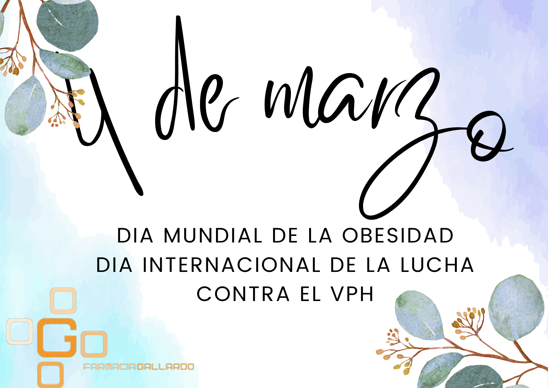 4 de marzo: día mundial de la OBESIDAD y VPH