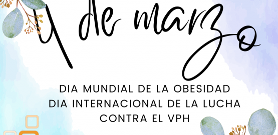 4 de marzo: día mundial de la OBESIDAD y VPH