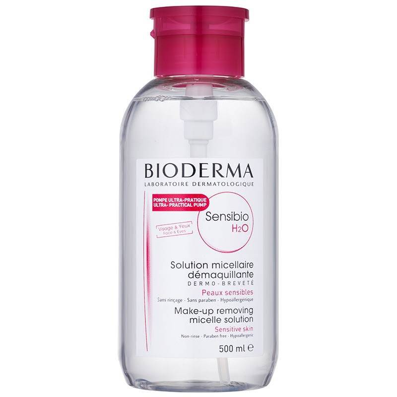 Agua Micelar Sensibio Con Pompa , 500ml BIODERMA 163251