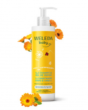 Weleda Baby Champú & Gel de ducha Caléndula 