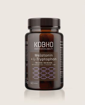 KOBHO MELATONIN + L-TRYPTOPHAN 60 COMPRIMIDOS 