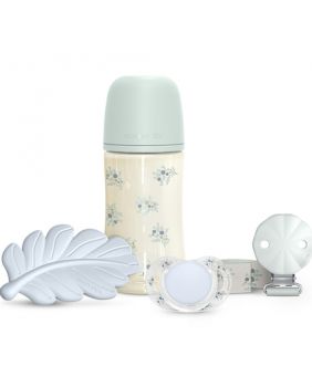 Suavinex Set Regalo Bebé Chupete y Accesorios Poetry, Azul 