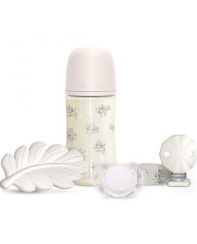 Suavinex Set Regalo Bebé Chupete y Accesorios Poetry, Rosa