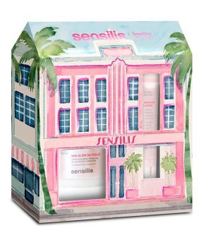 Sensilis Cofre MIAMI Skin Glow Gel Alisador Iluminador 50ml y Contorno de Ojos 15ml 